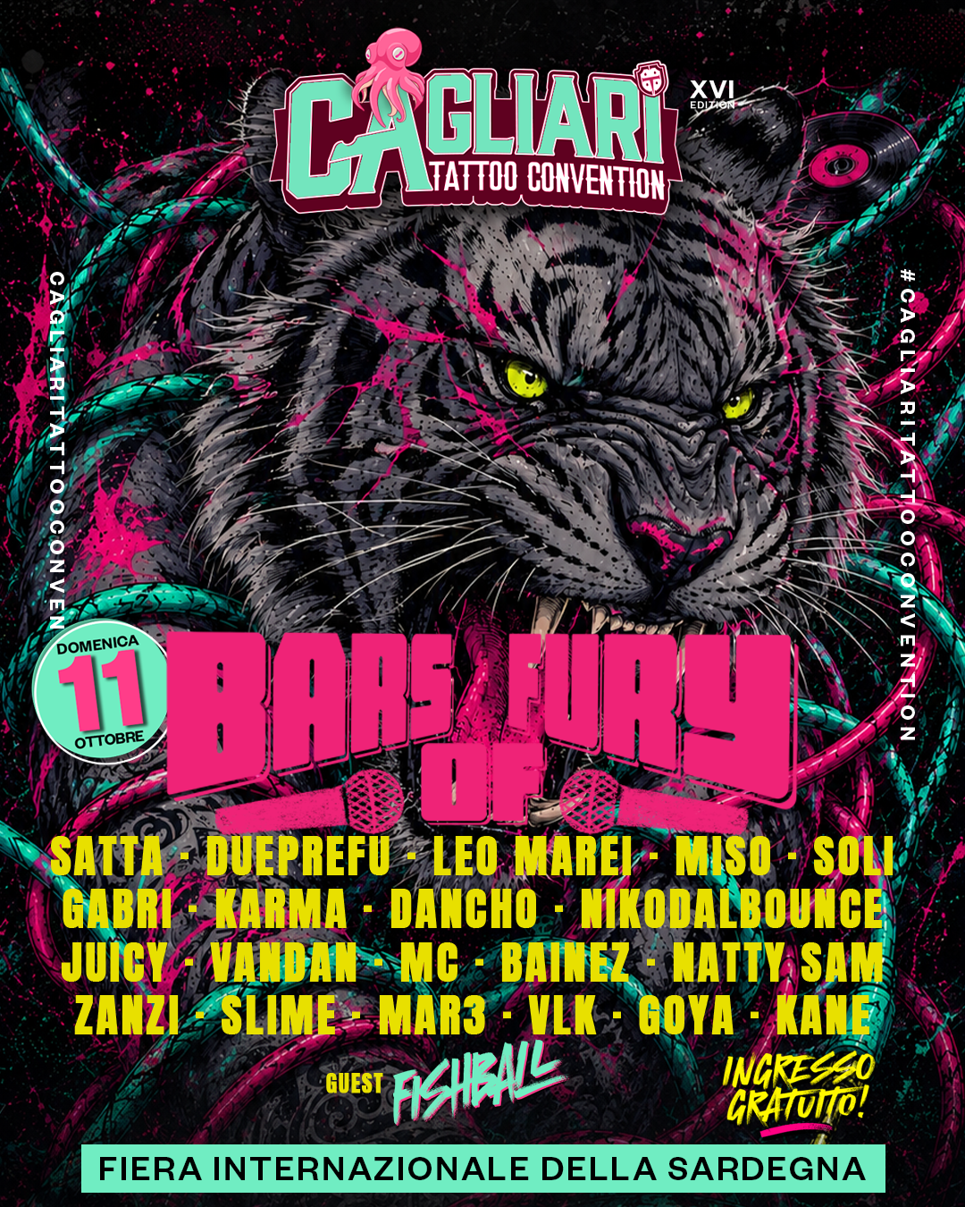 Bars of Fury con Fishball guest, domenica 11 ottobre 2026
