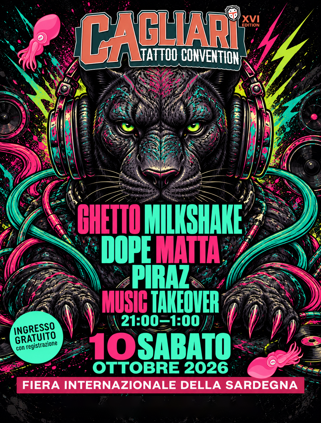 Ghetto Milkshake, Dope Matta e Piraz, sabato 10 ottobre 2026